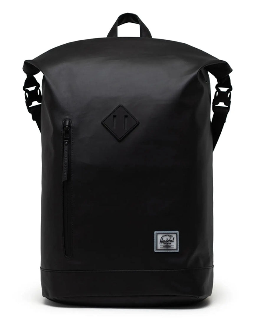 Herschel Roll Top Backpack Black