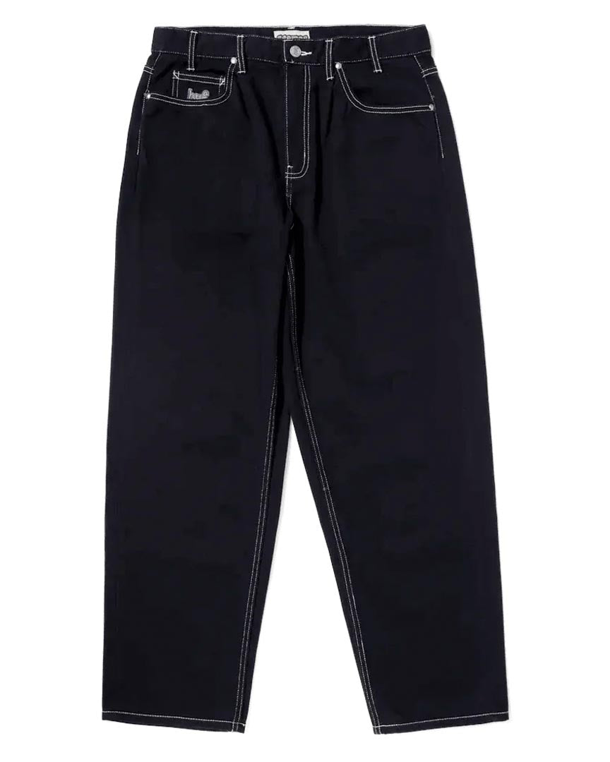 HUF CROMER PANT Black White 32