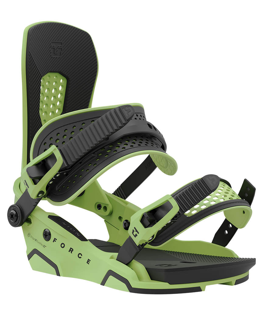 Force Snowboard Bindings - Green 2024