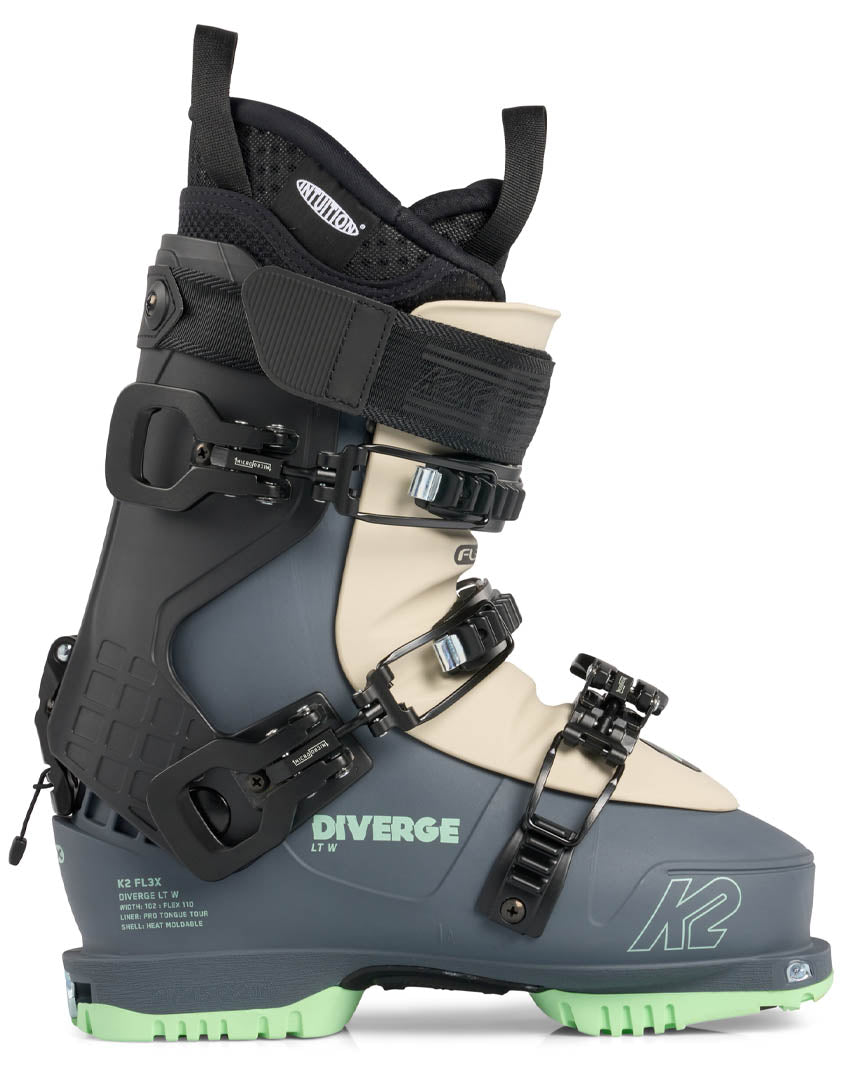  K2 Diverge LT Mens Ski Boots Grey/Brown 7.5 (25.5) : Sports &  Outdoors