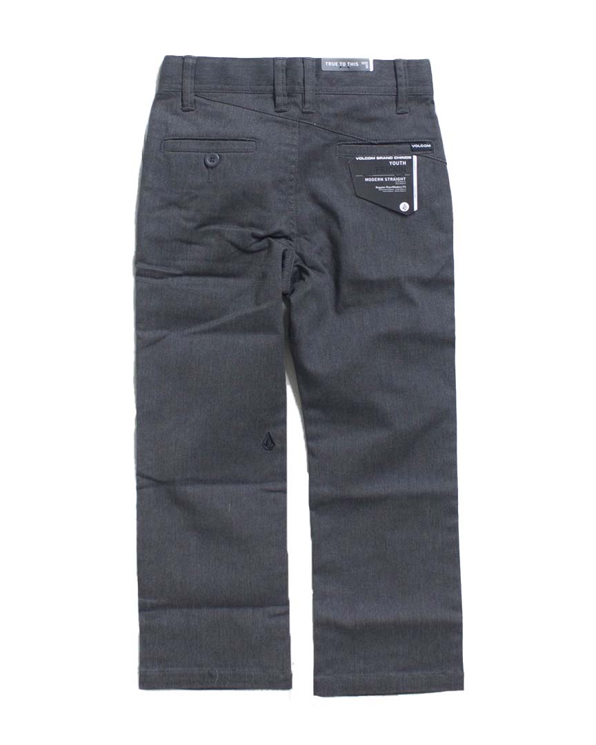 Volcom Charcoal Frickin Modern Stretch Pants - Kid's – Boutique Adrenaline