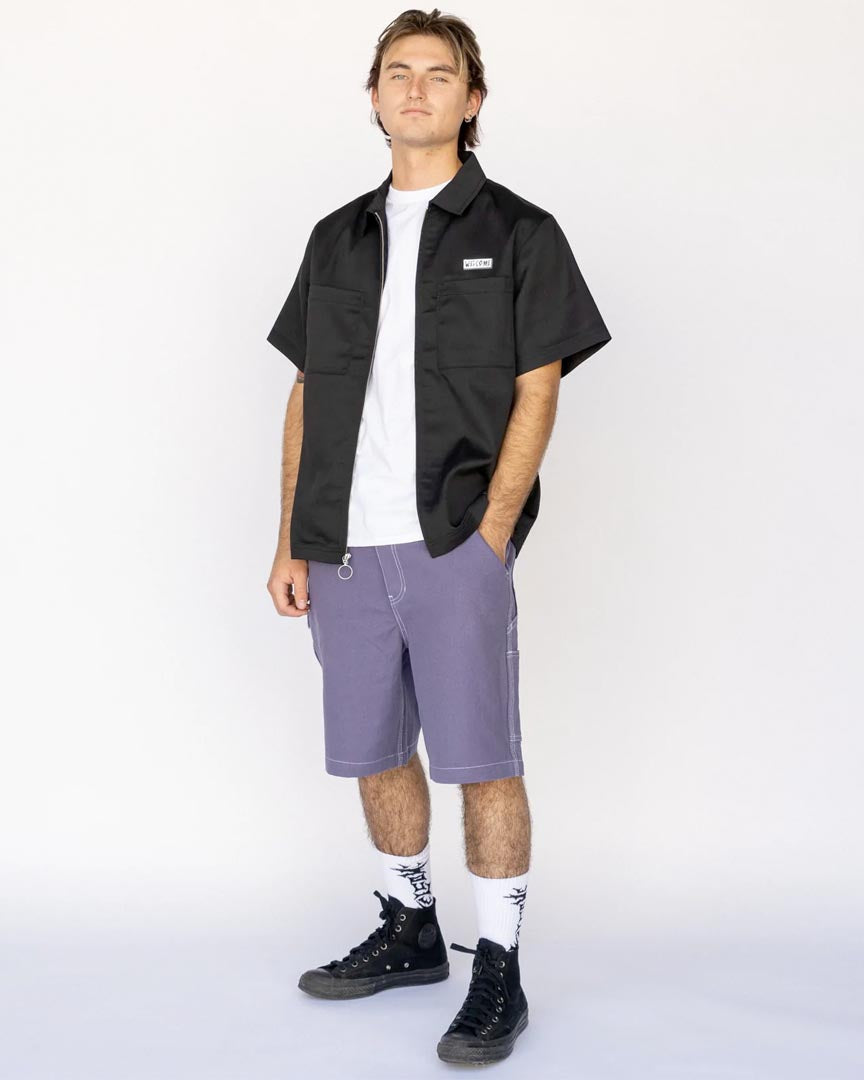 Welcome Grape Brace Canvas Carpenter Shorts – Boutique Adrenaline