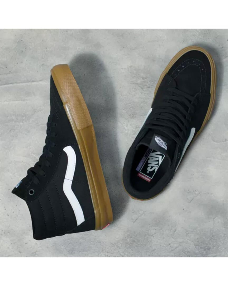 Vans Skate SK8 Hi Shoes Black Gum