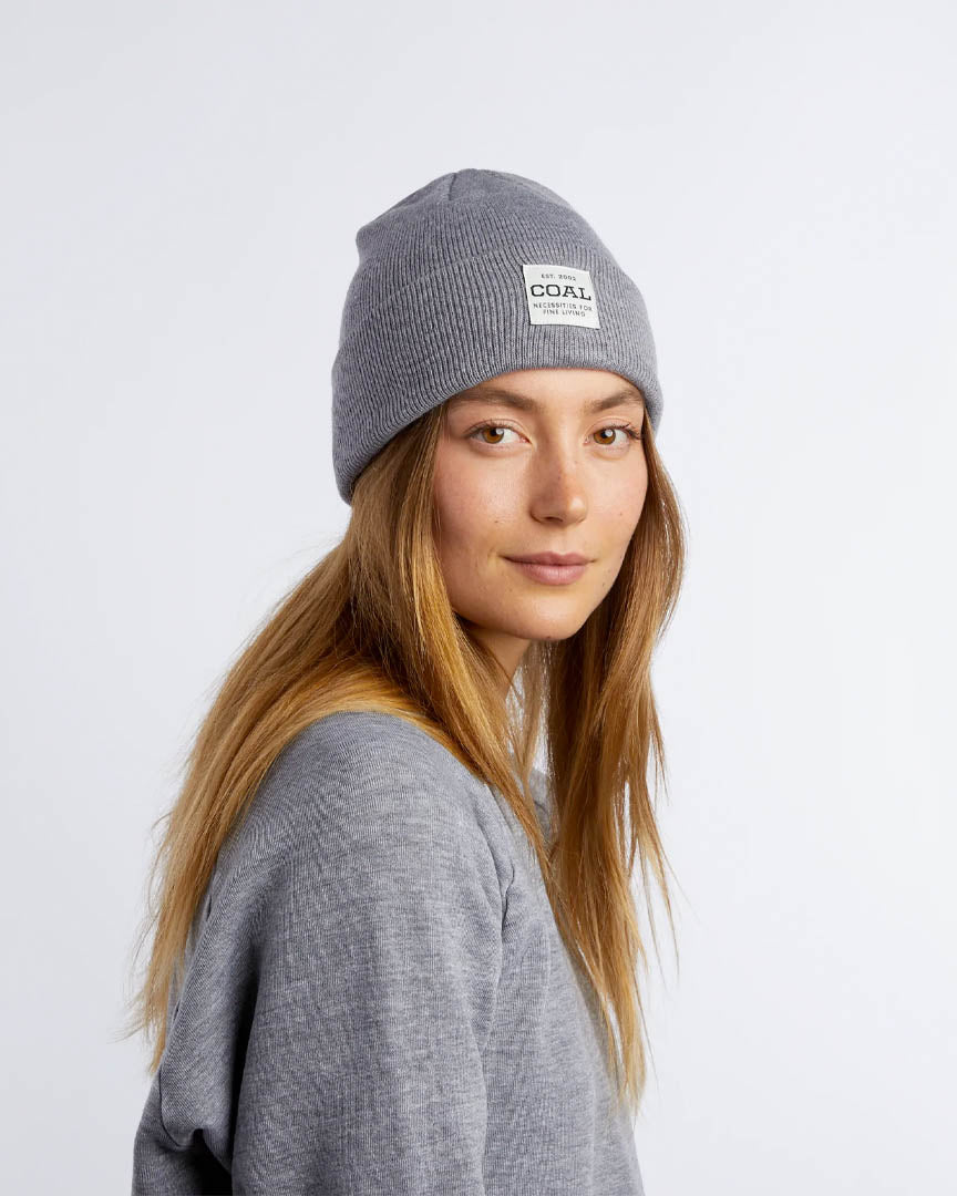 Coal Mid – Boutique Heather Knit Cuff Grey Adrenaline - Beanie Recycled