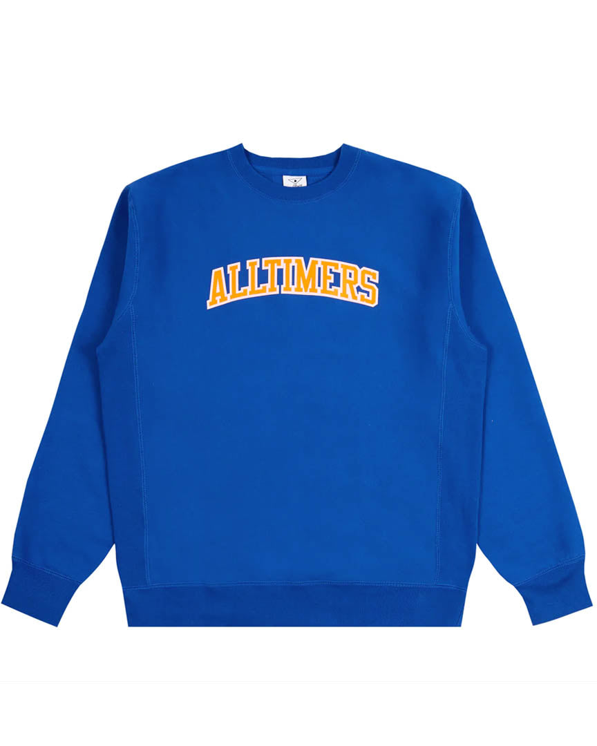 Blue college online sweatshirt