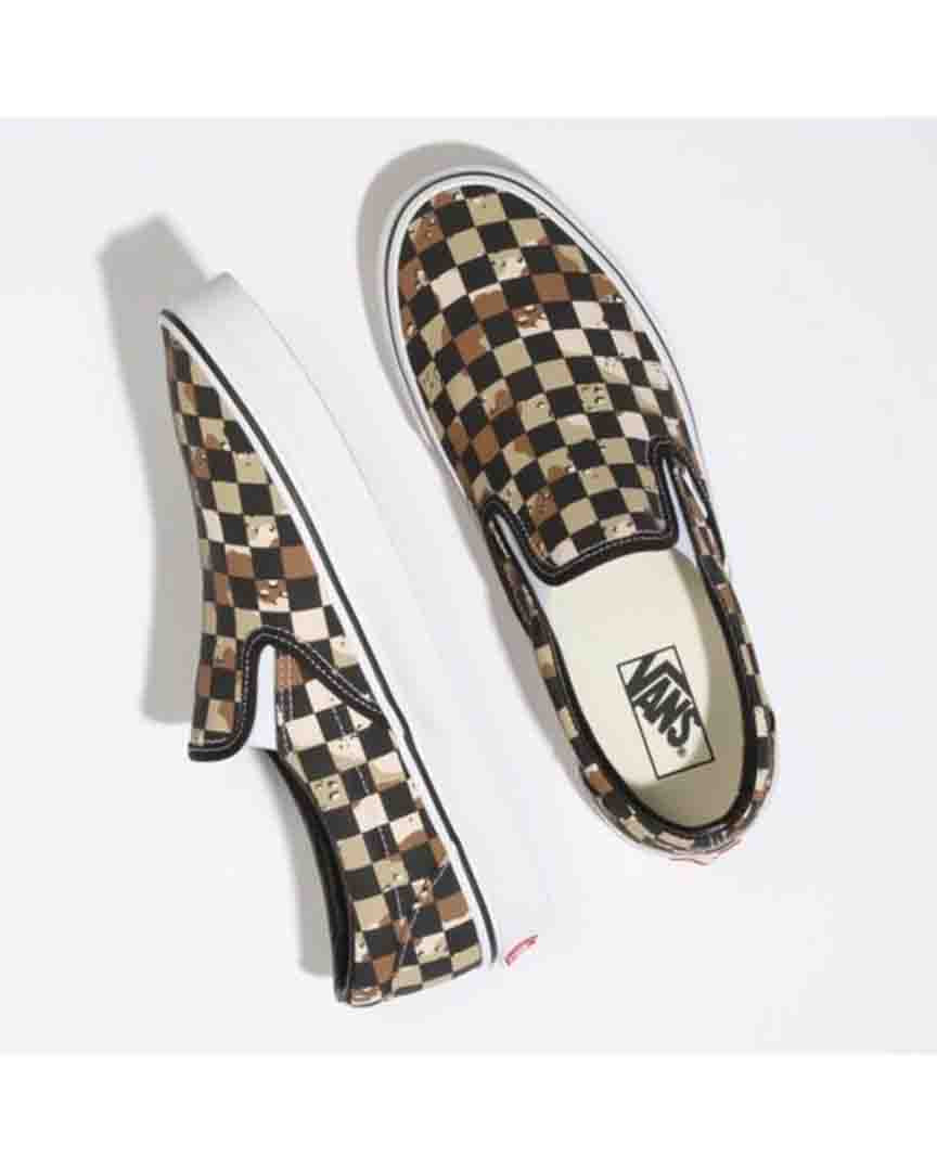 Camo checkered sale vans