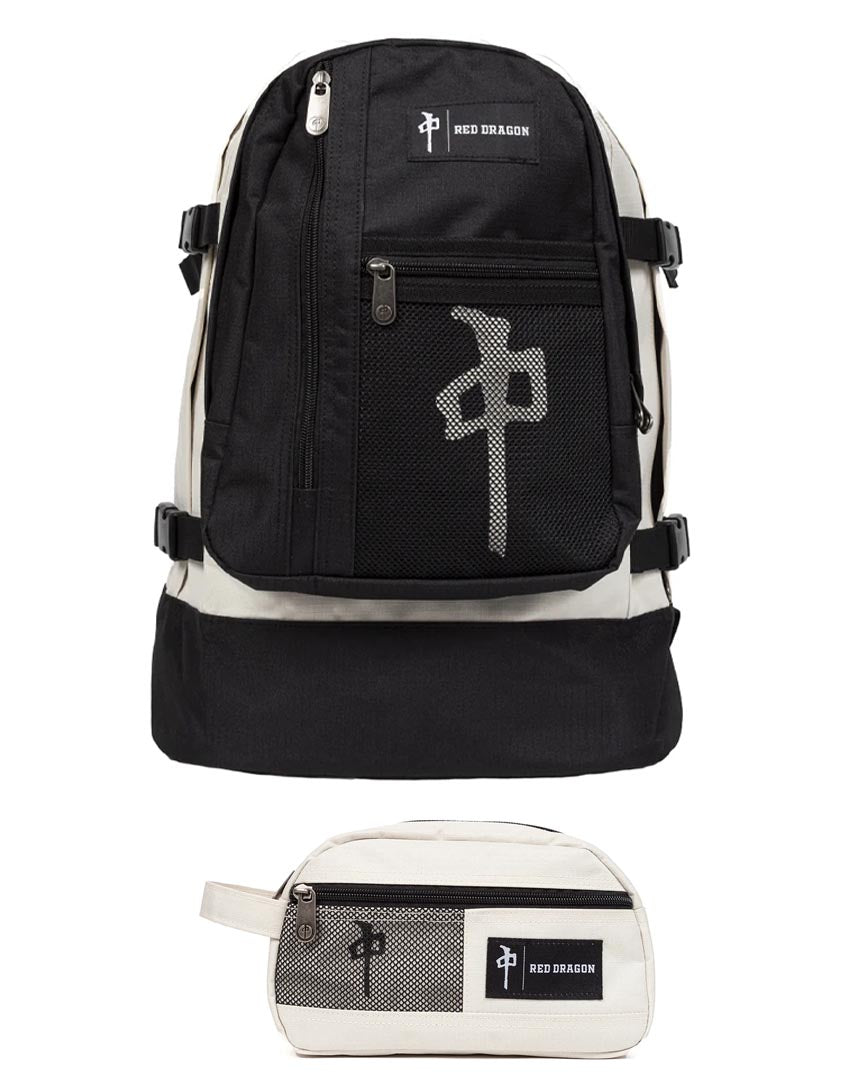 Explorer + Travel Bag Backpack - Cream/Black