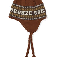 Huf X Bronze Flap Beanie - Brown