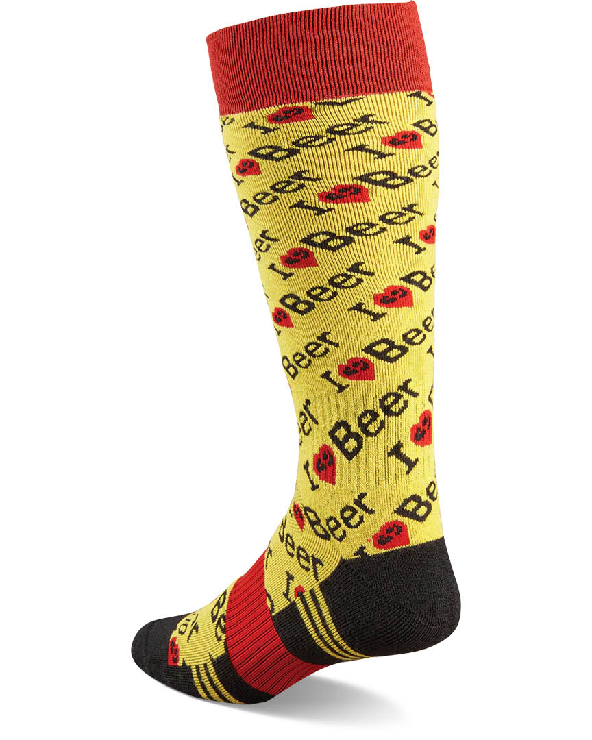 Tm Merino Socks Thermal Socks - Yellow