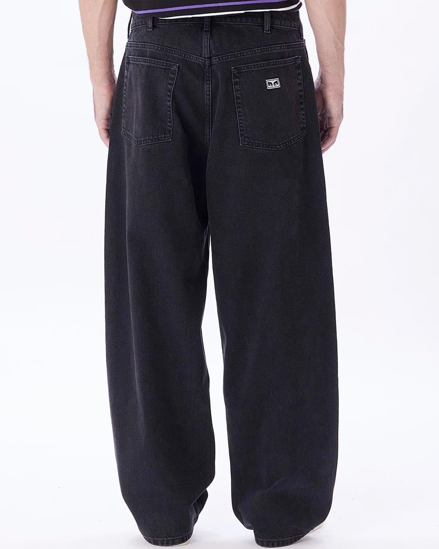 Bigwig Baggy Denim Jeans - Faded Black