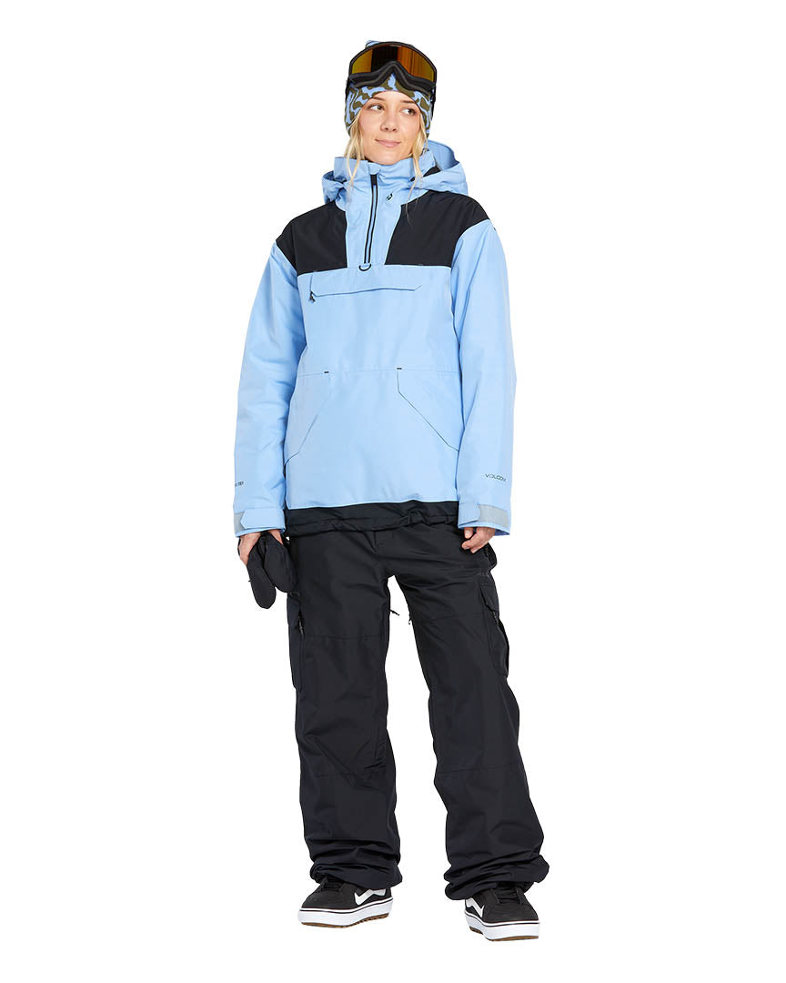 Manteau neige Femme Fern Ins Gore Pullover - Crystal Blue