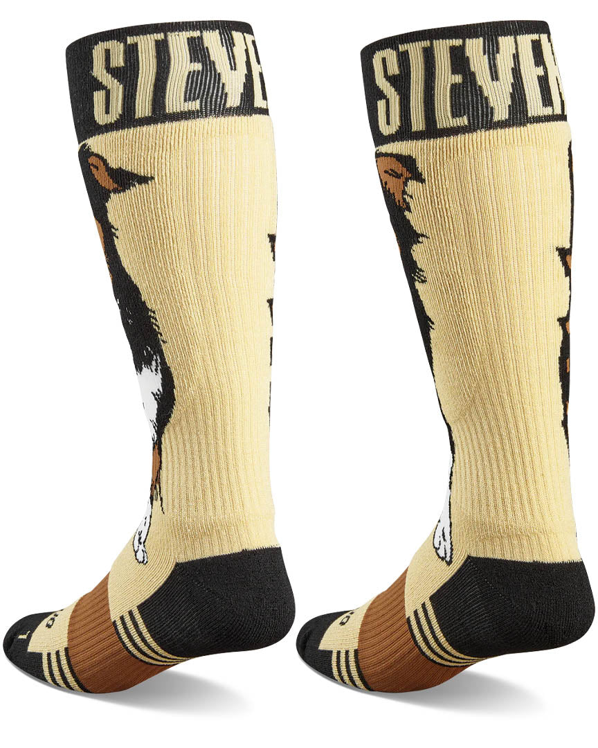 Chaussettes isolantes Signature Merino X Stevens - Black/Brown