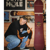 The Big Nice Burgundy Snowboard 2025