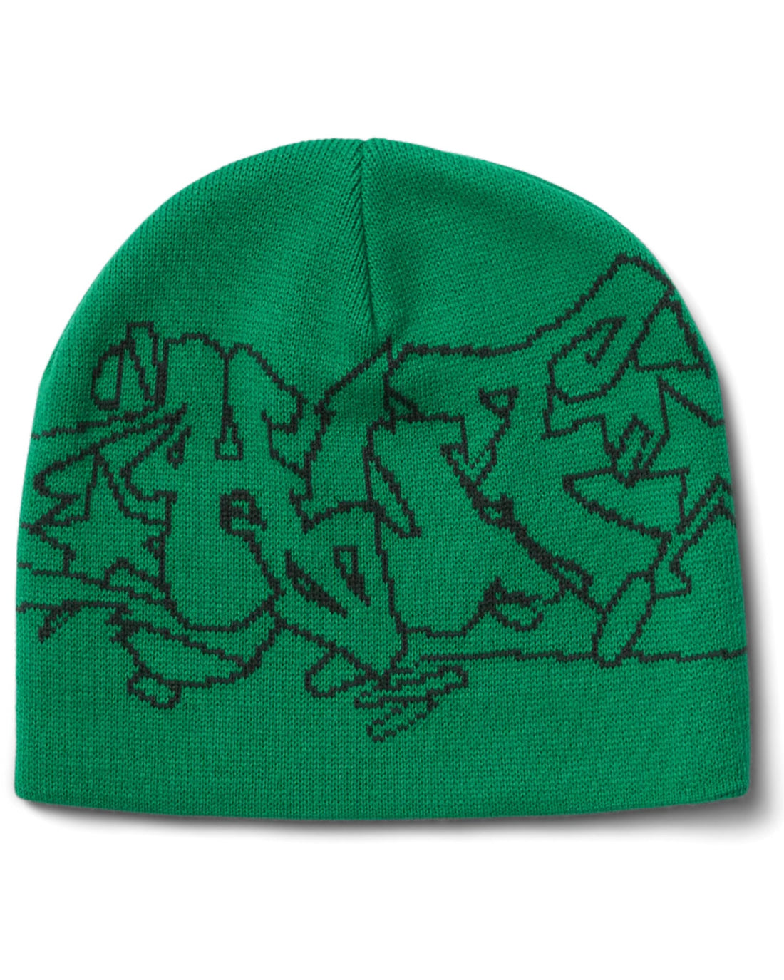 Tuque Outlines Skull - Green