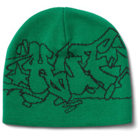 Tuque Outlines Skull - Green