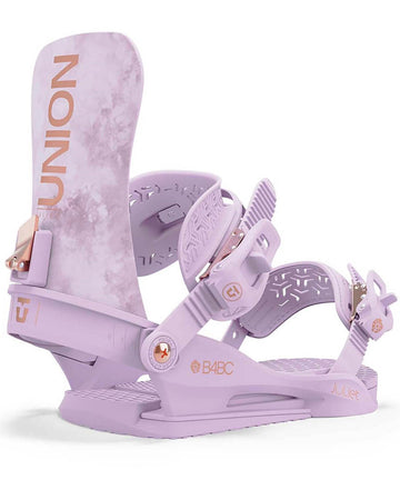 Juliet Womens Snowboard Bindings - Tie Dye Violet 2025