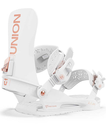 Juliet Womens Snowboard Bindings - White 2025