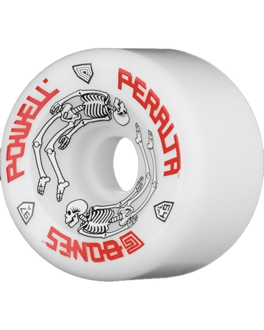 G-Bones 97A Skateboard Wheels - White