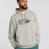 Numeric Logo Hoodie - Athletic Grey