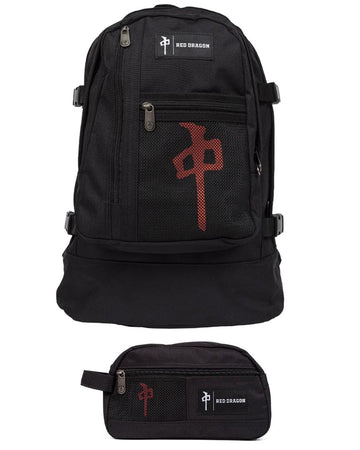 Explorer + Travel Bag Backpack - Black/Red