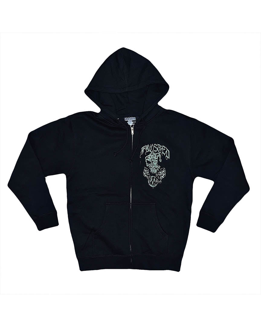 Honeyboy Joker Logo Zip Hoodie - Black