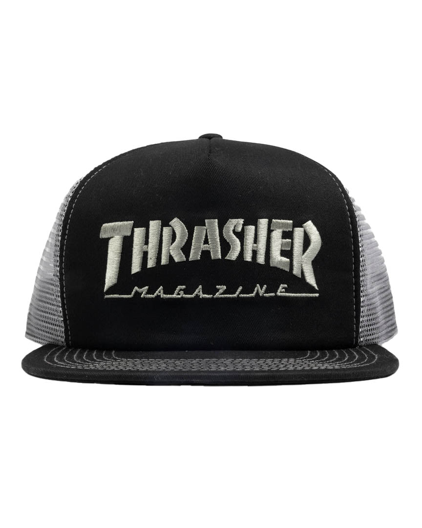 Embroidered Mag Logo Hat - Black/Grey