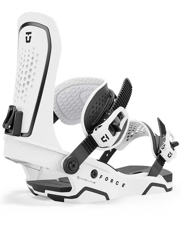 Force Snowboard Bindings - White 2025