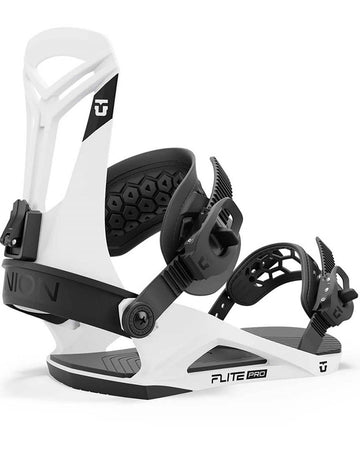 Flight Pro Snowboard Bindings - White 2025