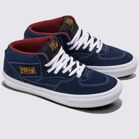 Souliers Skate Half Cab Shoes - Navy/Burgundy