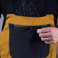 Mtn Surf Recycled Snow Bib - Stealth Black