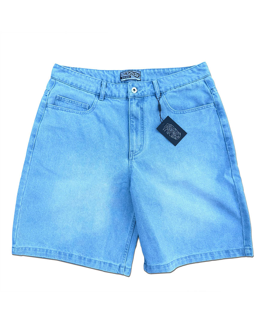Short Wavy Baggy - Sunfadded Blue