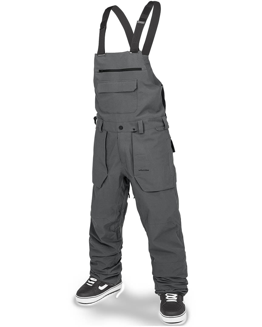 Roan Bib Overall Snow Bib - Charcoal