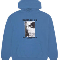 Bomb Hills Not Countries Hoodie - Columbia Blue