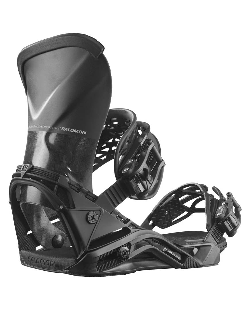 Quantum Carbon Snowboard Bindings - Black 2025