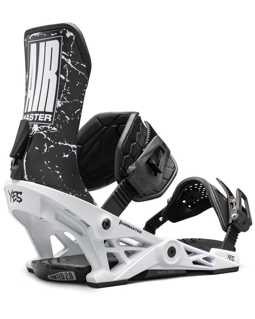 Airmaster Snowboard Bindings - White 2025