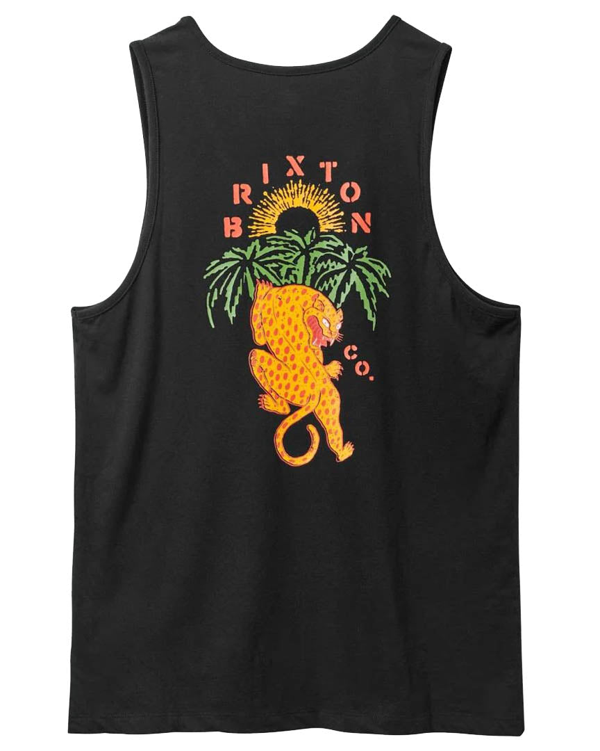 Palm Jaguar Tank Top - Black