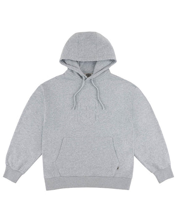 Hoodie Embossed Hoody S - Heater Grey