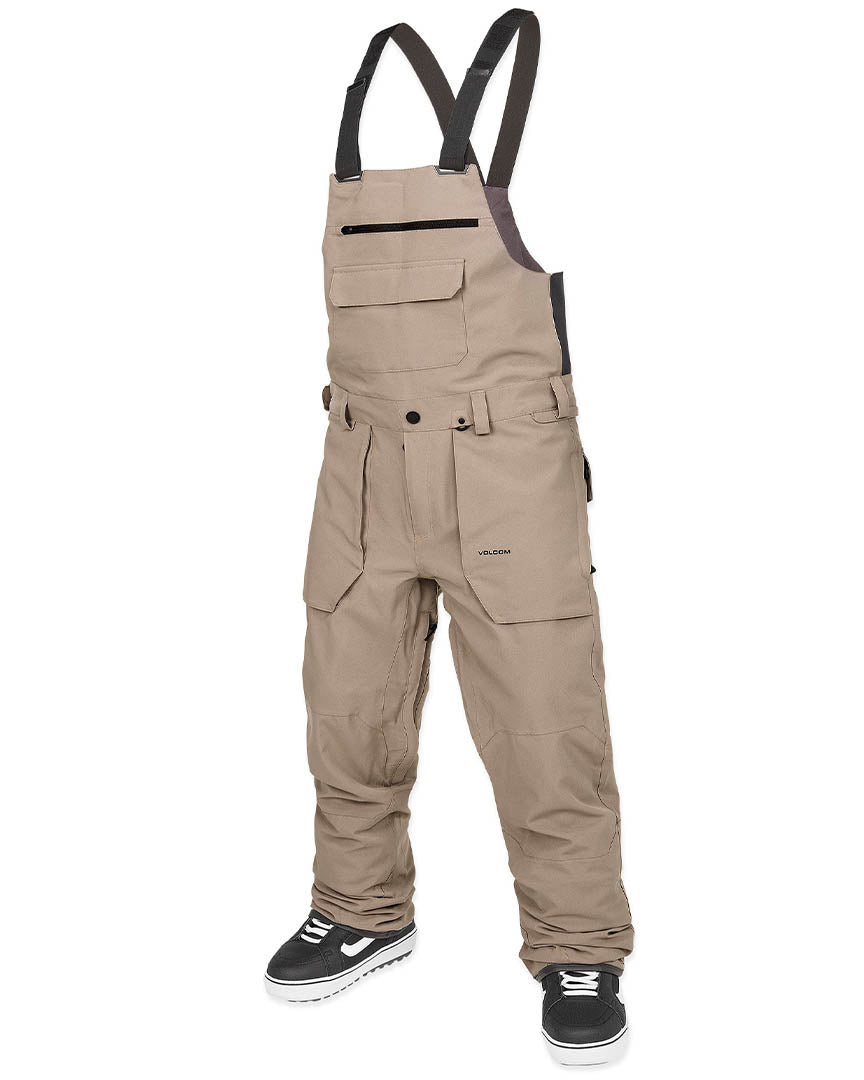 Roan Bib Overall Snow Bib - Chestnut Brown