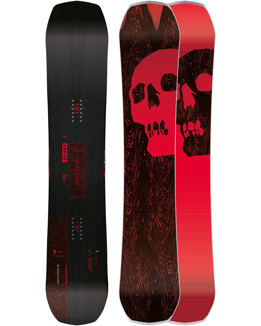 Black Snowboard Of Death Snowboard 2025