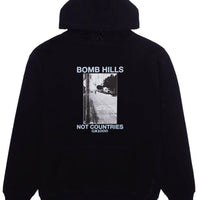 Bomb Hills Not Countries Hoodie - Black/Pow Blue