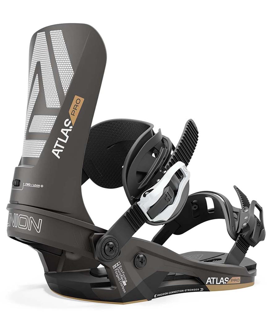 Atlas Pro Snowboard Bindings - Metallic Black 2025