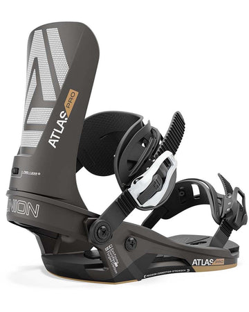 Fixation de snowboard Atlas Pro - Metallic Black 2025