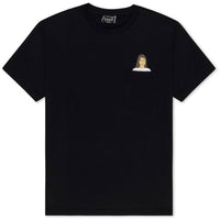 Flashing Kittys Pocket T-Shirt - Black