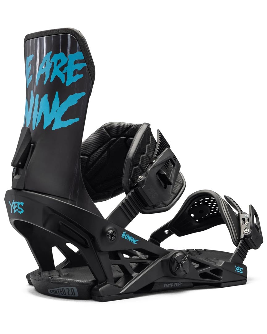 Fixation de snowboard Uninc - Black Blue 2025