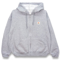 Workless Zip Hoodie - Heather Grey