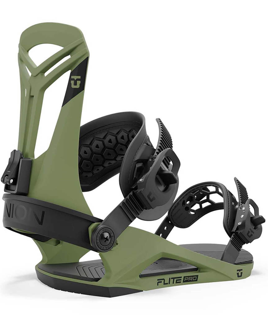 Flight Pro Snowboard Bindings - Olive 2025