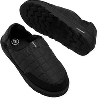 Recliner Slipper Shoes - Black/White