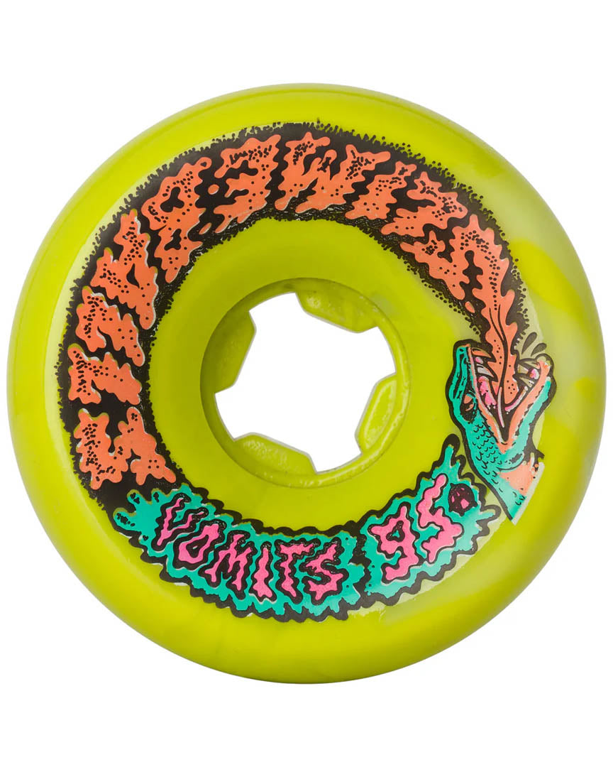 Roues de skateboard Snake Vomits - Green White Swi