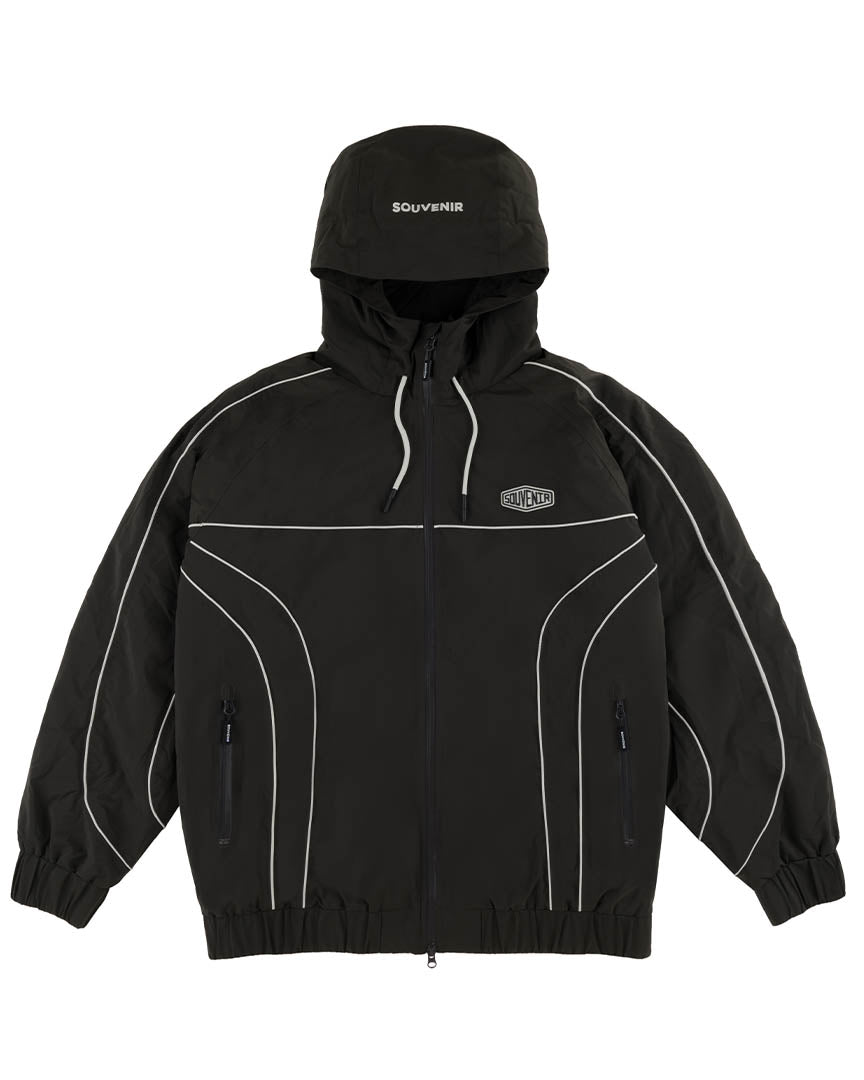 Insulated Track Winter Jacket - Vintage Black