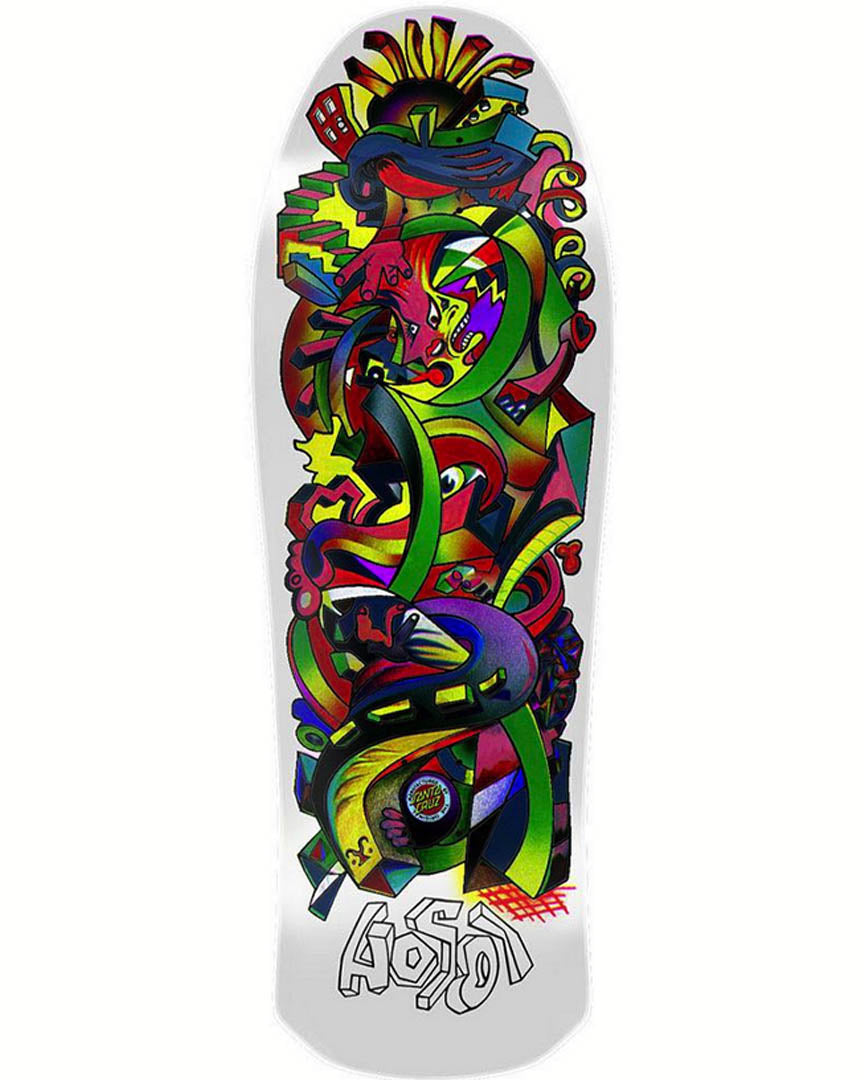 Santa Cruz Reissue Hosoi Picasso Skateboard Deck – Boutique Adrenaline